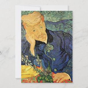 Invitación El doctor Gachet de Vincent van Gogh Jubilación