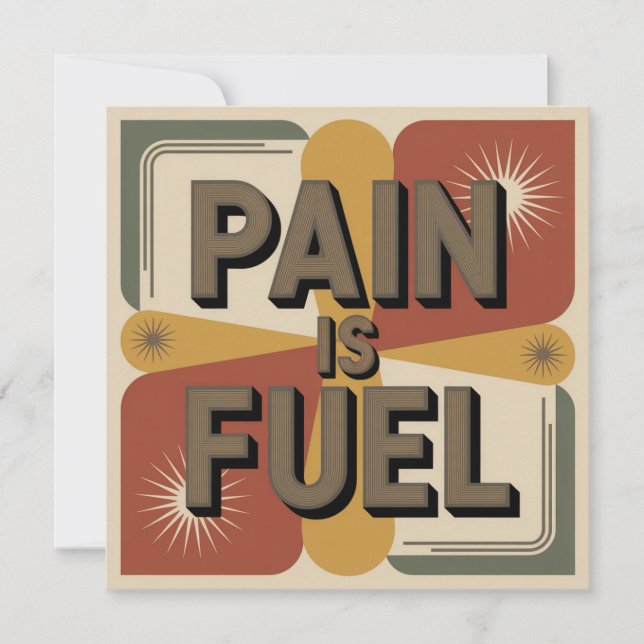 Invitación El dolor es combustible (Anverso)