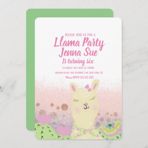 Invitación El doodle colorido del partido de cumpleaños purpu