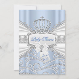 Invitación El dulce principito Diamond Boy Baby Shower