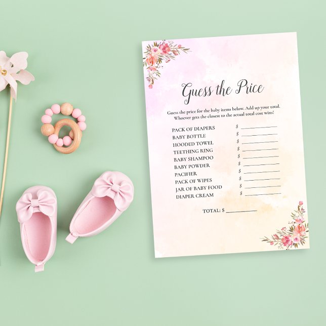 Invitación El Elefante Baby Shower Adivina El Precio (Subido por el creador)