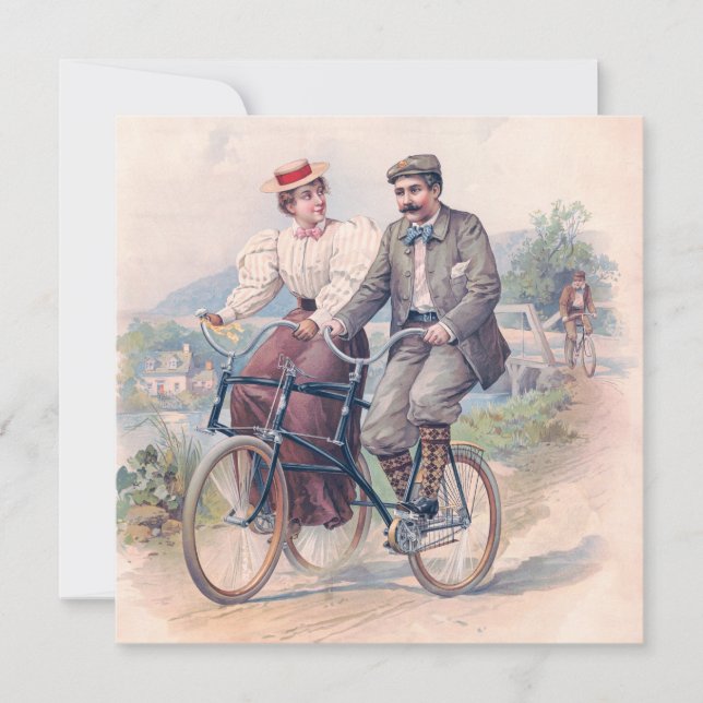 Invitación El elemento de la bicicleta, 1896 (Anverso)