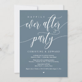 Invitación El Elopement, Afortunadamente Siempre Después Del 