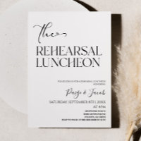 El ensayo del Boda del almuerzo ensayo Luncheon Lu