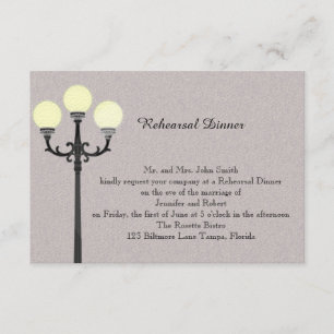 Invitación El ensayo fácil grande de la boda