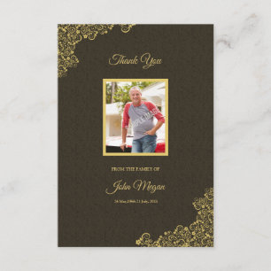 Invitación El entierro le agradece cardar