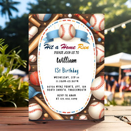 Invitación El equipo masculino de juegos de mariscos de béisb