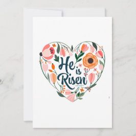 Invitación Él es la inspiración del humor cristiano de Risen