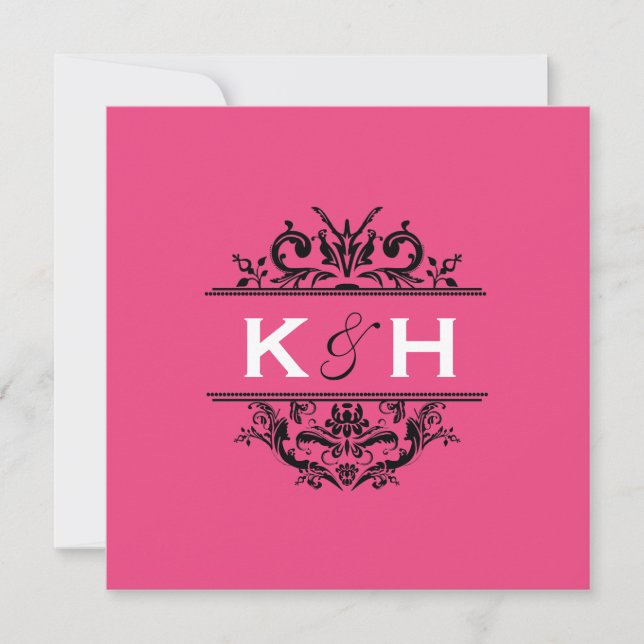 Invitación El escudo de las rosas fuertes y de la casilla (Anverso)