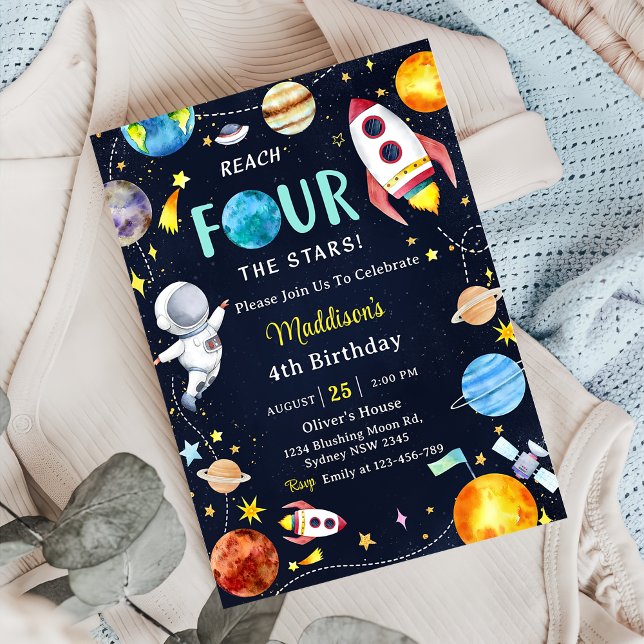 Invitación El espacio exterior llega a las cuatro estrellas d (Subido por el creador)