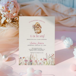Invitación El Especial Somebunny Está En Camino De Baby Showe