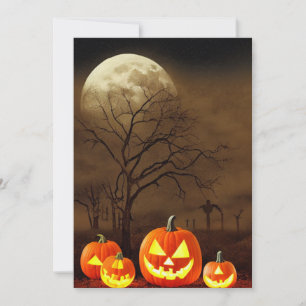 Invitación El espeluznante Fiesta de Bash de Halloween