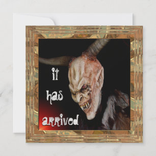 Invitación El espeluznante Halloween ha llegado a la invitaci