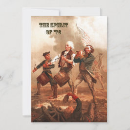 Invitación El espíritu de la carta Bella Artes del 4 de julio