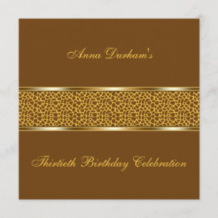 Invitación El estampado de animales con clase invita [jirafa