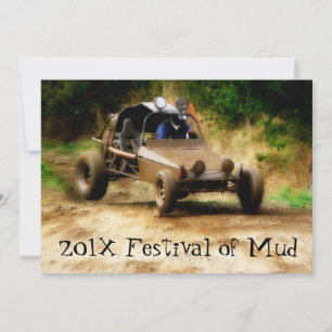 Invitación El evento de Muddy Mudfest Dunebuggy 4x4ing