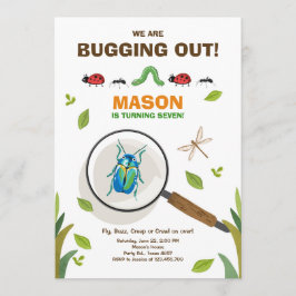 Invitación El fastidio hacia fuera del insecto de la