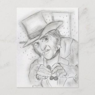 Invitación El fiesta de Ebenezer Scrooge invita