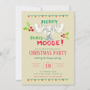 Invitación El Fiesta de la abuela Chris-Moose de la nación de