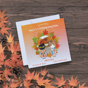 Invitación El Fiesta de la celebración de 7-5-3 de la Poiluna