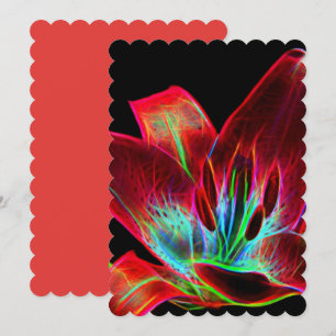 Invitación El fiesta de la huésped de la flor personaliza