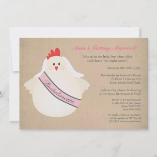 Invitación El fiesta de la noche de Bachelorette de la