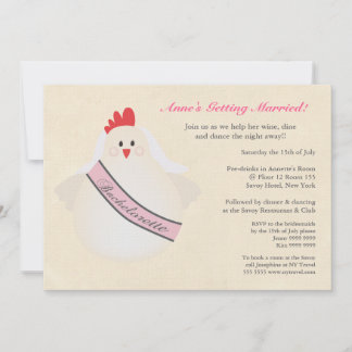Invitación El fiesta de la noche de Bachelorette de la