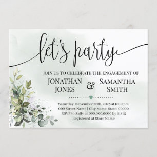 Invitación El fiesta de vegetación de Eucalyptus permite el c