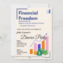El fiesta del divorcio invita: Libertad financiera