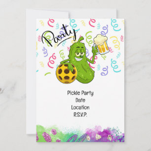 Invitación El Fiesta del jugador de bolas de bolas de bolas g