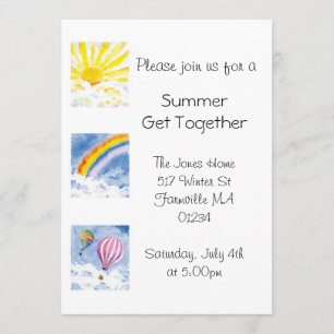 Invitación El fiesta del verano invita