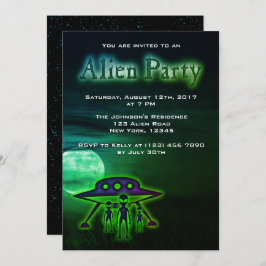 Invitación El fiesta extranjero fresco estupendo invita