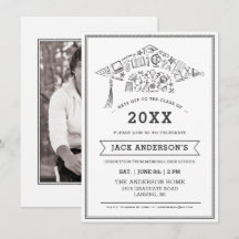 El fiesta negro y blanco del casquillo de la