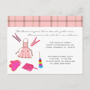 Invitación El fiesta que se calienta de la casa dulce LINDA