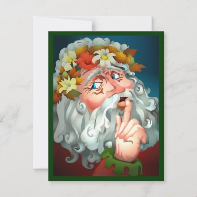 INVITACIÓN EL FIESTA SECRETO DE SANTA DEL NAVIDAD INVITA A LA (Anverso)