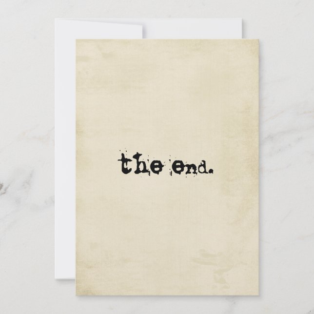 Invitación El fin de la profecía maya en el mundo del apocali (Anverso)