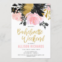 El fin de semana de Bachelorette se ruboriza oro