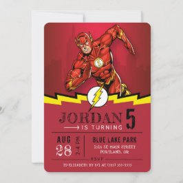 Invitación El Flash | Cumpleaños feliz