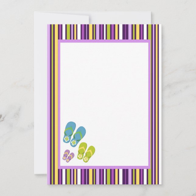 Invitación El flip-flop invita (Anverso)