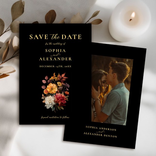 Invitación El florecimiento ruso del otoño salva la fecha (Subido por el creador)