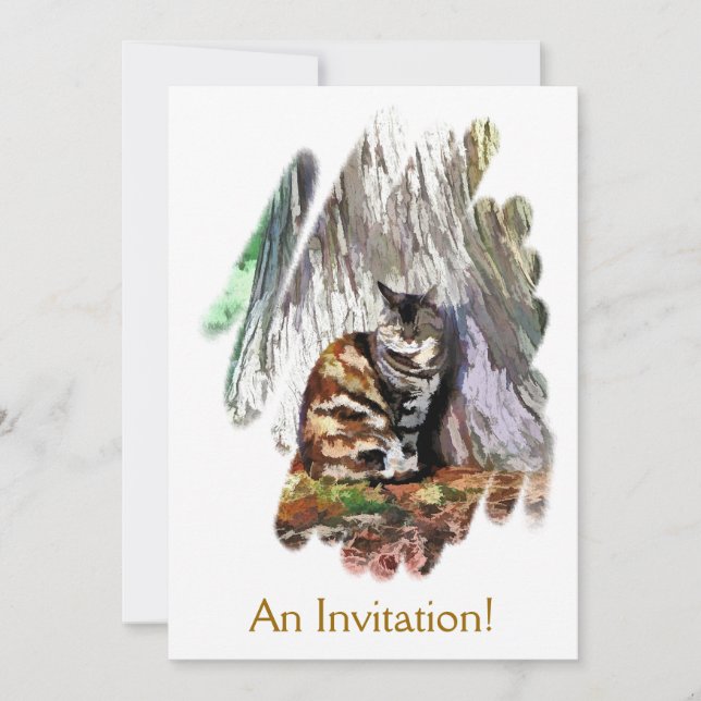 INVITACIÓN EL GATO (Anverso)