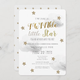 Invitación El género de la estrella pequeña TWINkle revela Ba