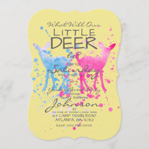 Invitación El género de Little Deer Woodland revela la invita