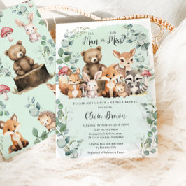 Invitación El género de los animales de Woodland Reveal Showe