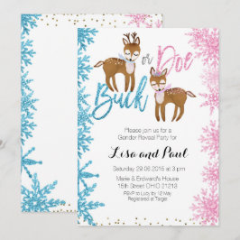 Invitación El género del dólar o de la gama revela invierno