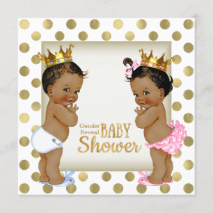 Invitación El género étnico revela Baby Shower