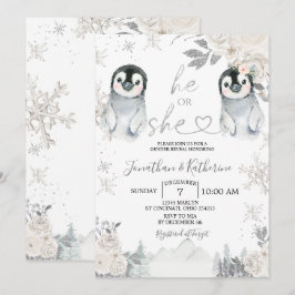 Invitación El género pingüino revela sus copos de invierno