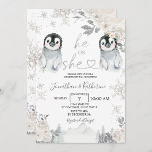 Invitación El género pingüino revela sus copos de invierno