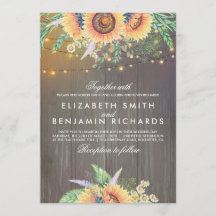 El girasol y las cuerdas iluminan al Boda de la ma