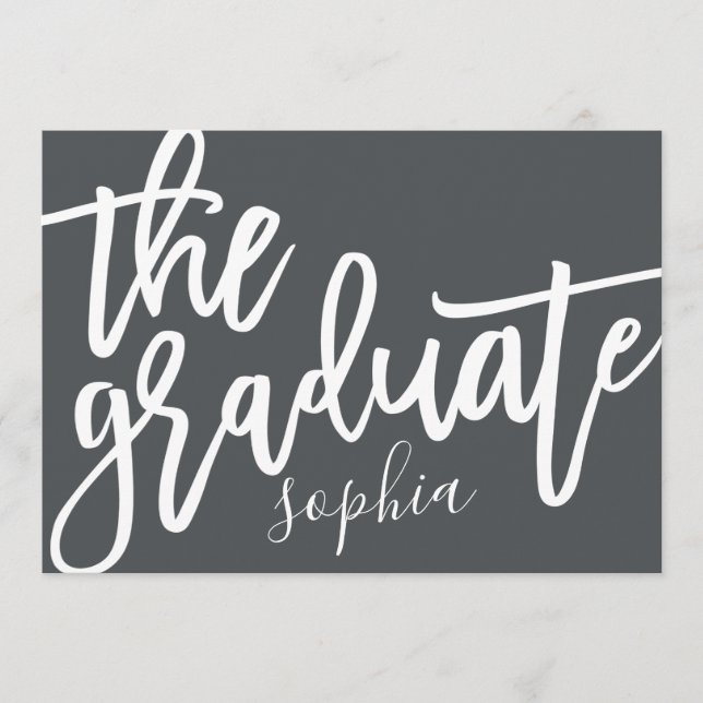 INVITACIÓN EL GRADUADO (Anverso)
